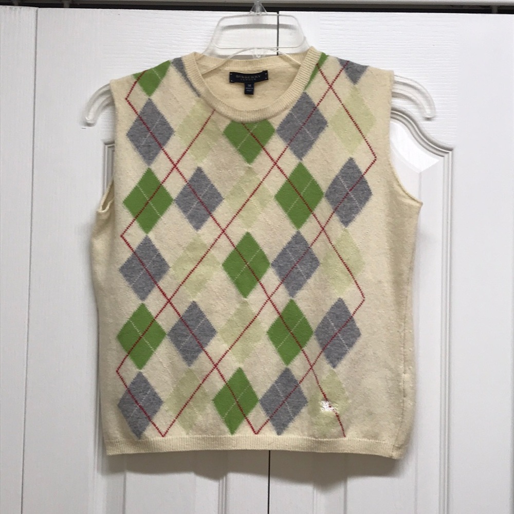 Burberry merino wool sleeveless top